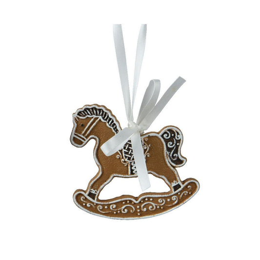 Rocking Horse Gingerbread Tree Decoration