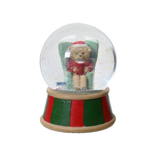 Miss Bear at Tree Snow Globe