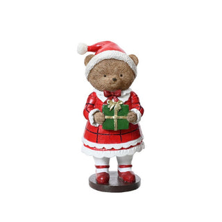 Mrs Bear Standing Ornament