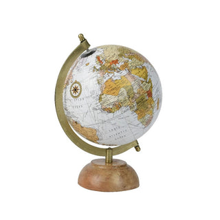 Antiqued Globe Ornament