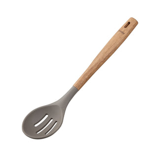 Denby Acacia & Silicone Slotted Spoon Grey