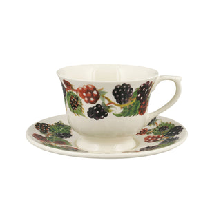 Blackberry Small Teacup & Saucer