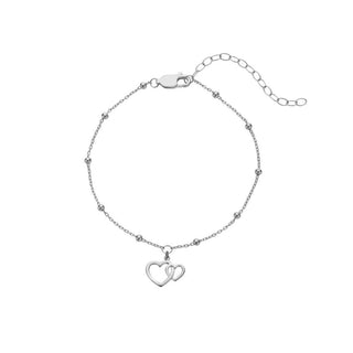 Silver Whisper Sister Bracelet