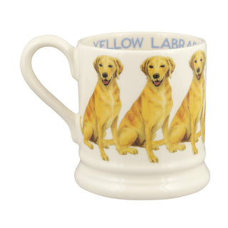 Dogs Yellow Labrador 1/2 Pint Mug