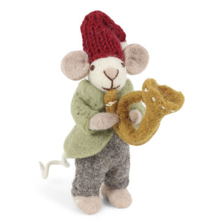 Small Orchestra Mouse with Trumpet
