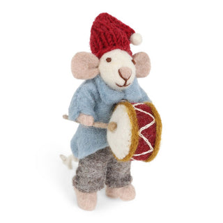 Small Orchestra Mouse with Drum