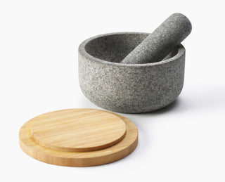 Dash Pestle & Mortar with Bamboo Lid