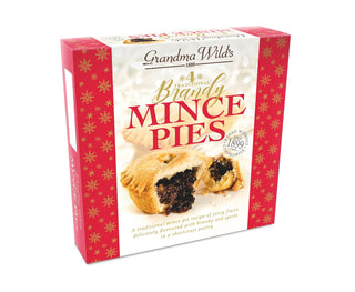 Brandy Mince Pies  (Pack of 4)