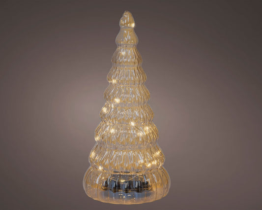 Amber Tree Shaped LED Christmas Decoration Lrg