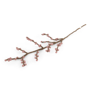 Felt Branch with Rouge Berries