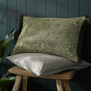 Marigold Olive Rectangular Filled Cushion