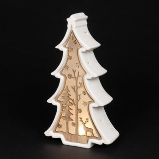 Ceramic Tree Led Ornament Large