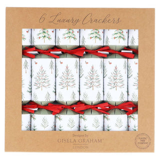 Chirstmas Tree Crackers 6Pk