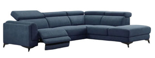 Cordova RHF Blue Corner Sofa