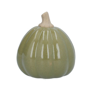 Green Ceramic Squash Ornament