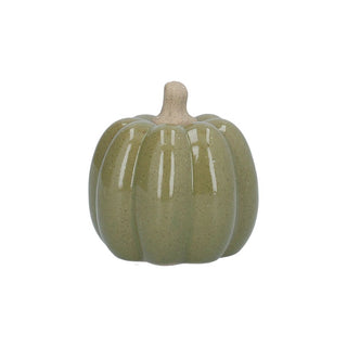 Ceramic Ornament 9.5cm - Green Pumpkin