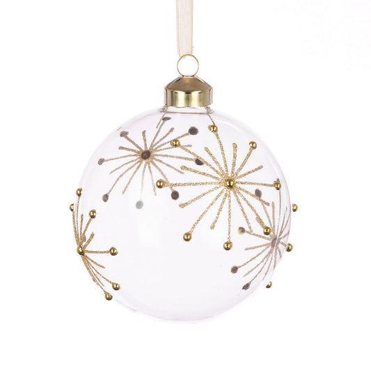 Glass Saoirse Bauble 10cm