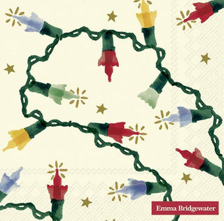 EB Fairy Lights Cream Lunch Napkins