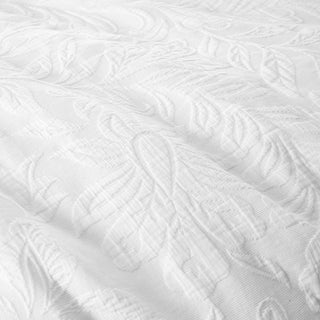 Fleur Matelasse White Single Duvet Set