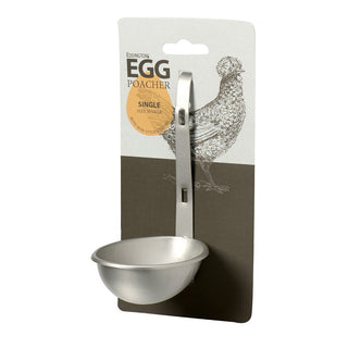 Single Egg Poacher Silver