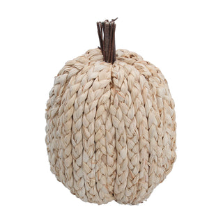 Natural Cornhusk Pumpkin Ornament Lrg