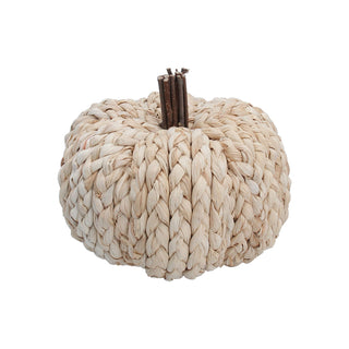 Natural Cornhusk Pumpkin Ornament Sml