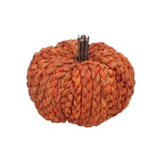 Orange Cornhusk Pumpkin Ornament Sml