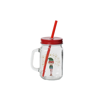 Boy Elf Drinking Jar
