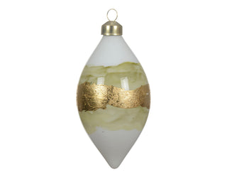Wool White with Gold Leaf & Watercolour Finial