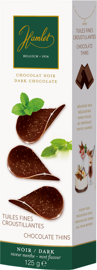 Dark Chocolate Mint Thins 125g