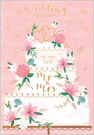 Wedding Wishes to the New Mr & Mrs Card