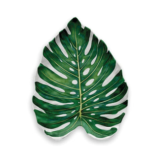 Amazon Floral Melamine Leaf Platter