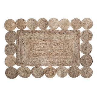 Pearl Jute Lace Rug