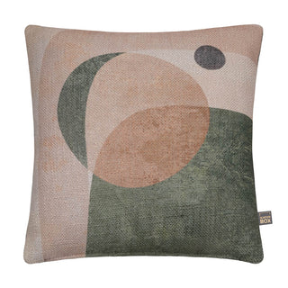 Mid Century Geo 45 x 45cm Cushion Green