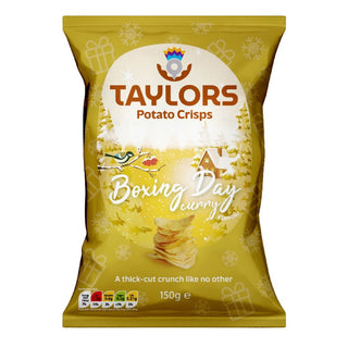 Boxing Day Curry Crisps 150g