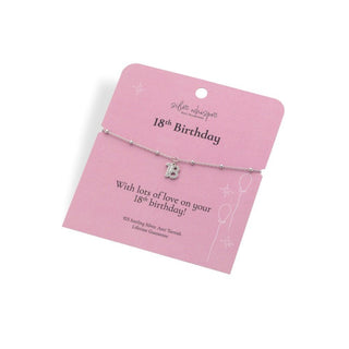 Silver Whisper 18th Bracelet