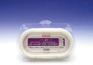 Loaf Tin Liners 1lb 40 Pack