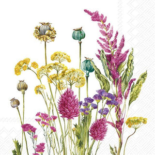 Evergreen Wild Flowers Napkins