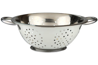 Stainless Steel Colander Cream