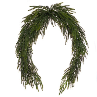 Waxed Pine Swag Garland