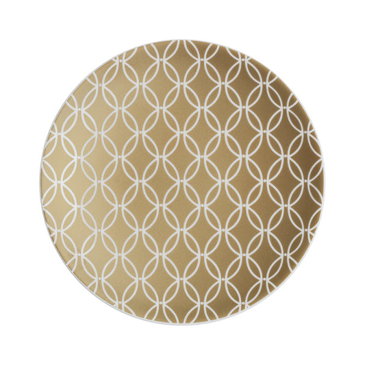 Denby Porcelain Modern Deco Small Plate Gold