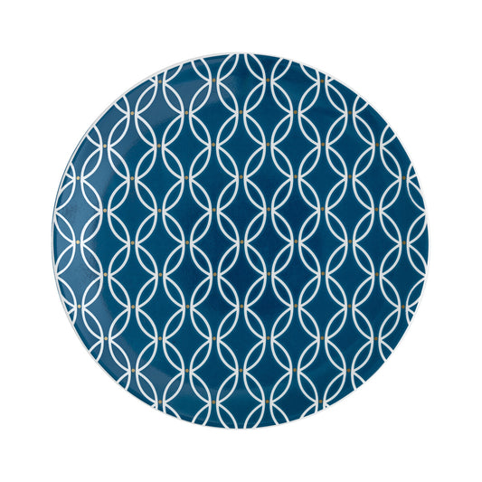 Denby Porcelain Modern Deco Small Plate Blue