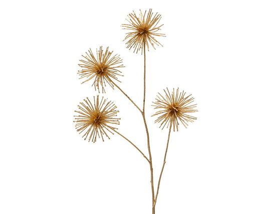 Gold 4 Headed Allium Spray