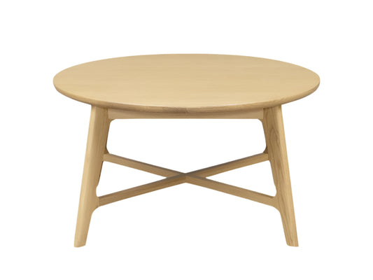 Carrington Round Coffee Table - Oak