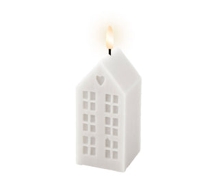 White LED Wick Warm White Alpine House Candle