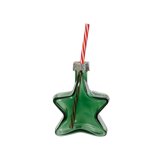 Green Star Shaped Drinking Jar