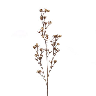 Metallic Begonia Bud Spray 77cm