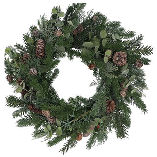 Fir, Cone & Eucalytus Wreath
