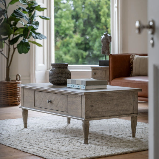 Mustique Push Drawer Coffee Table