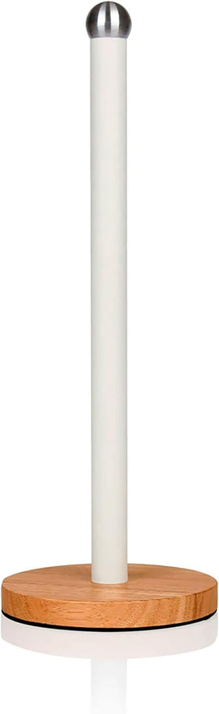 Nordic White Towel Pole/Kitchen Roll Holder